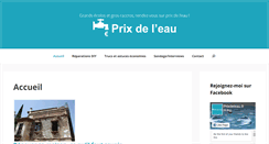 Desktop Screenshot of prixdeleau.fr
